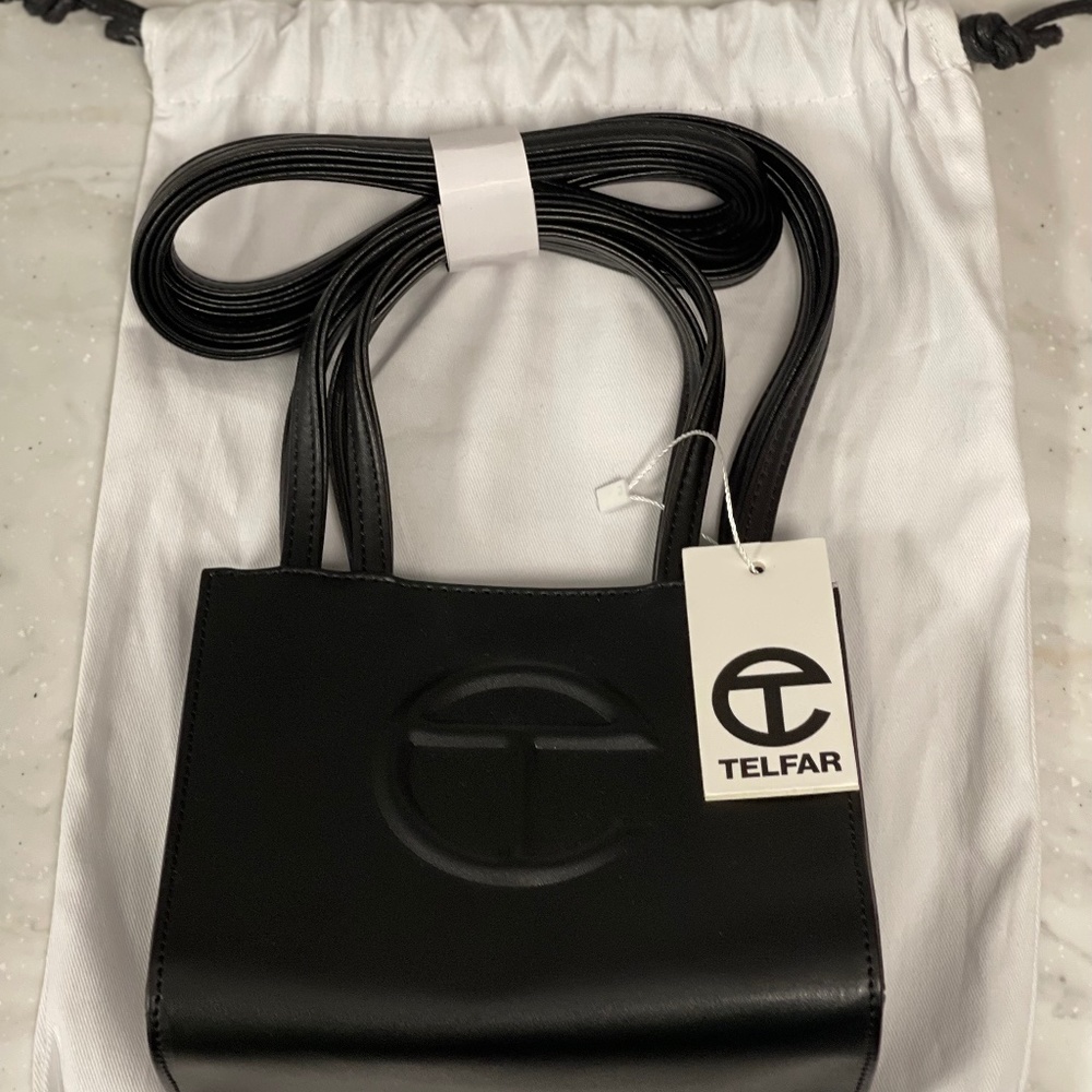 Telfar Small Black Shopping Bag